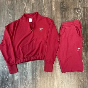 GYMSHARK Women’s Sweat Suit Set in Small